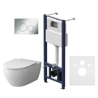 AM.PM Awe Комплект унитаз с инсталляцией IS49051.111700